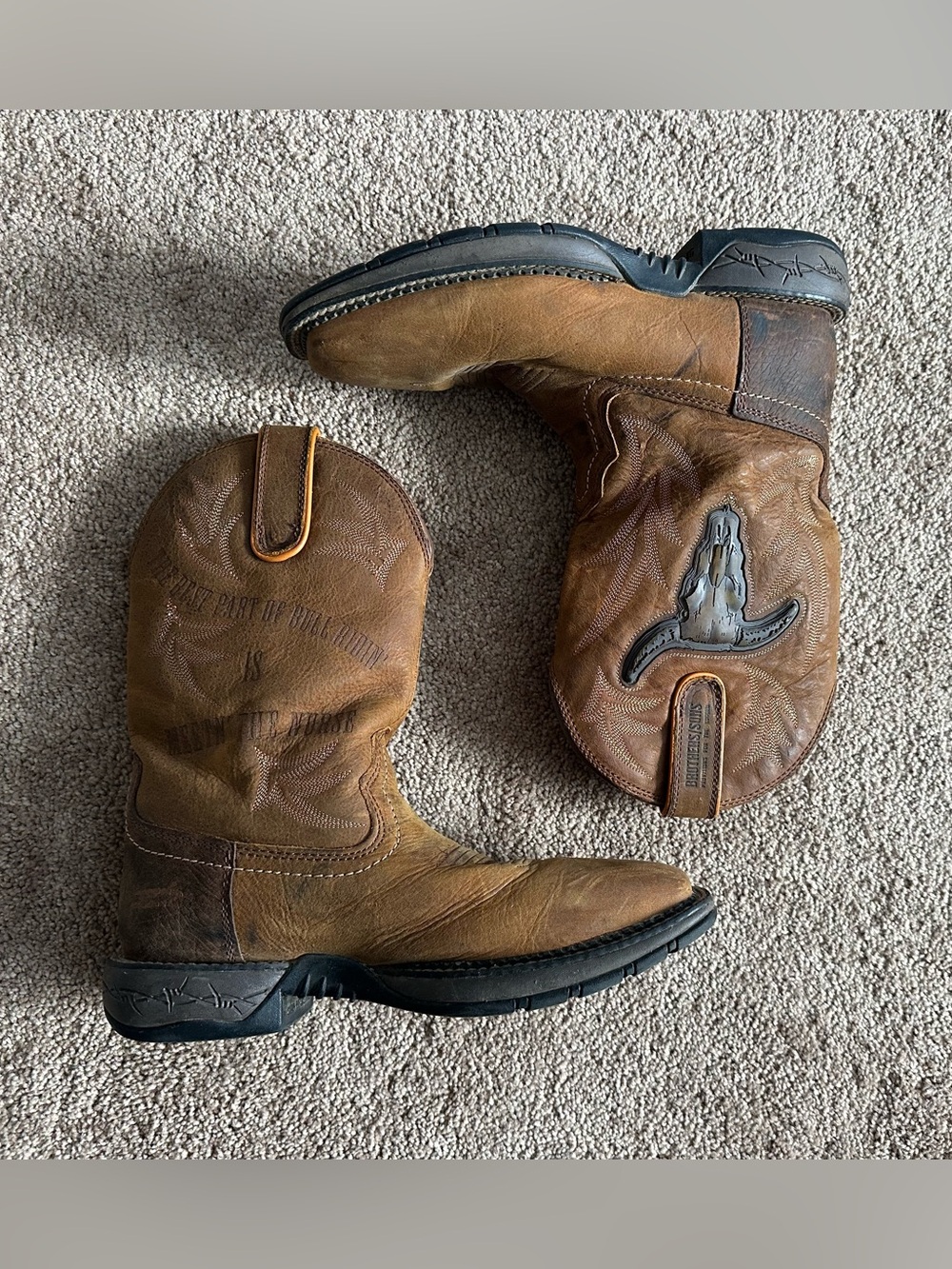 Brother & Sons Men’s Leather Western Boots